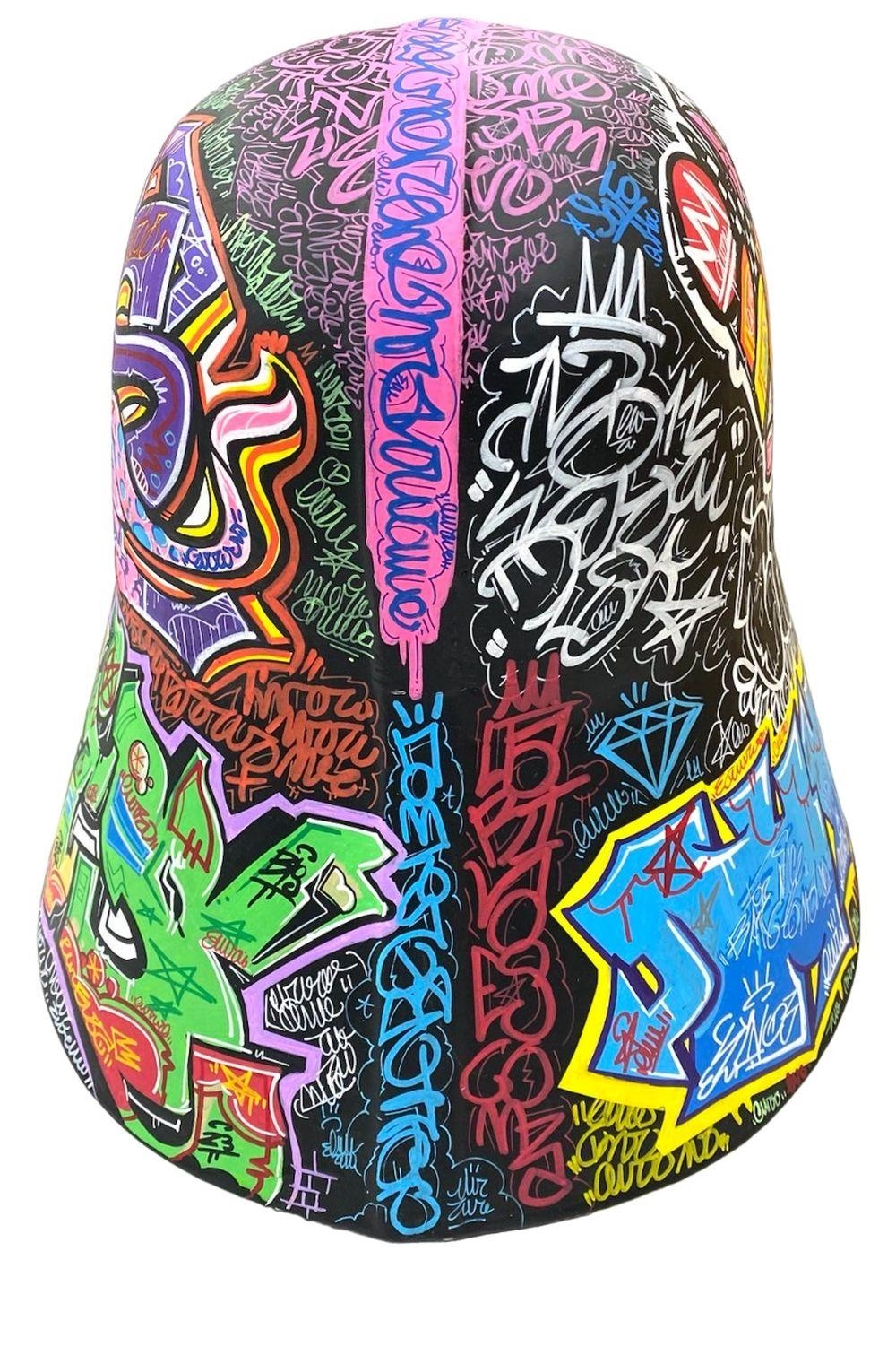 Artwork by Alberto Blanchart, Alberto Blanchart - Vader Graffiti, 2022, Made of Mixed Media on resin sculpture