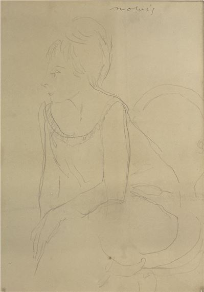 Seated Figure by Jon Molvig