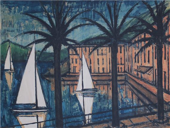 Bernard Buffet | The Skyline of New York (1958) | MutualArt