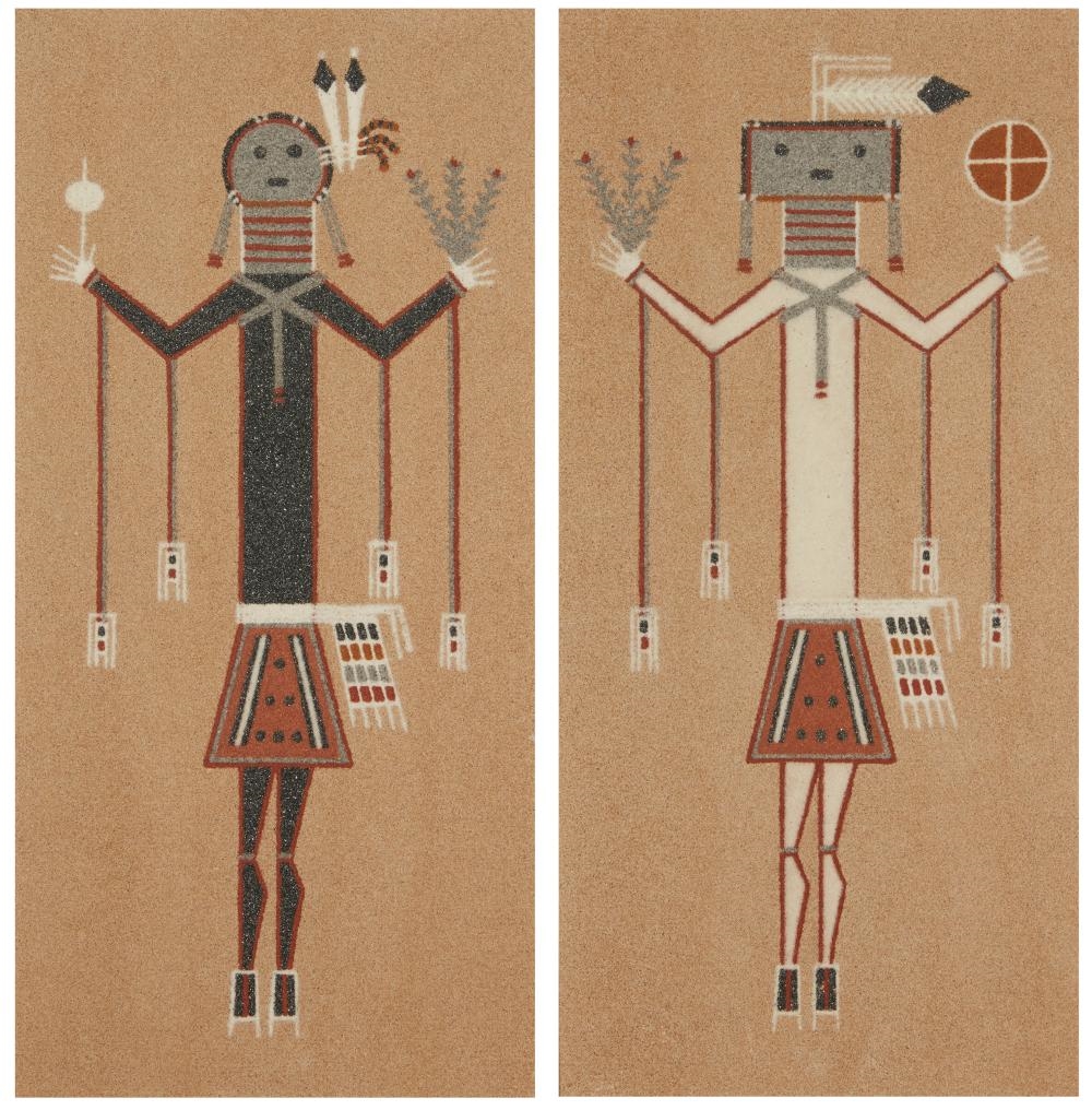 Fred Stevens Jr. | The Black Male Yei and The White Female Yei | MutualArt