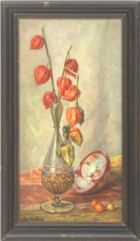 Stilleven met lampionplant - Lena Corcelia Tan Bosch