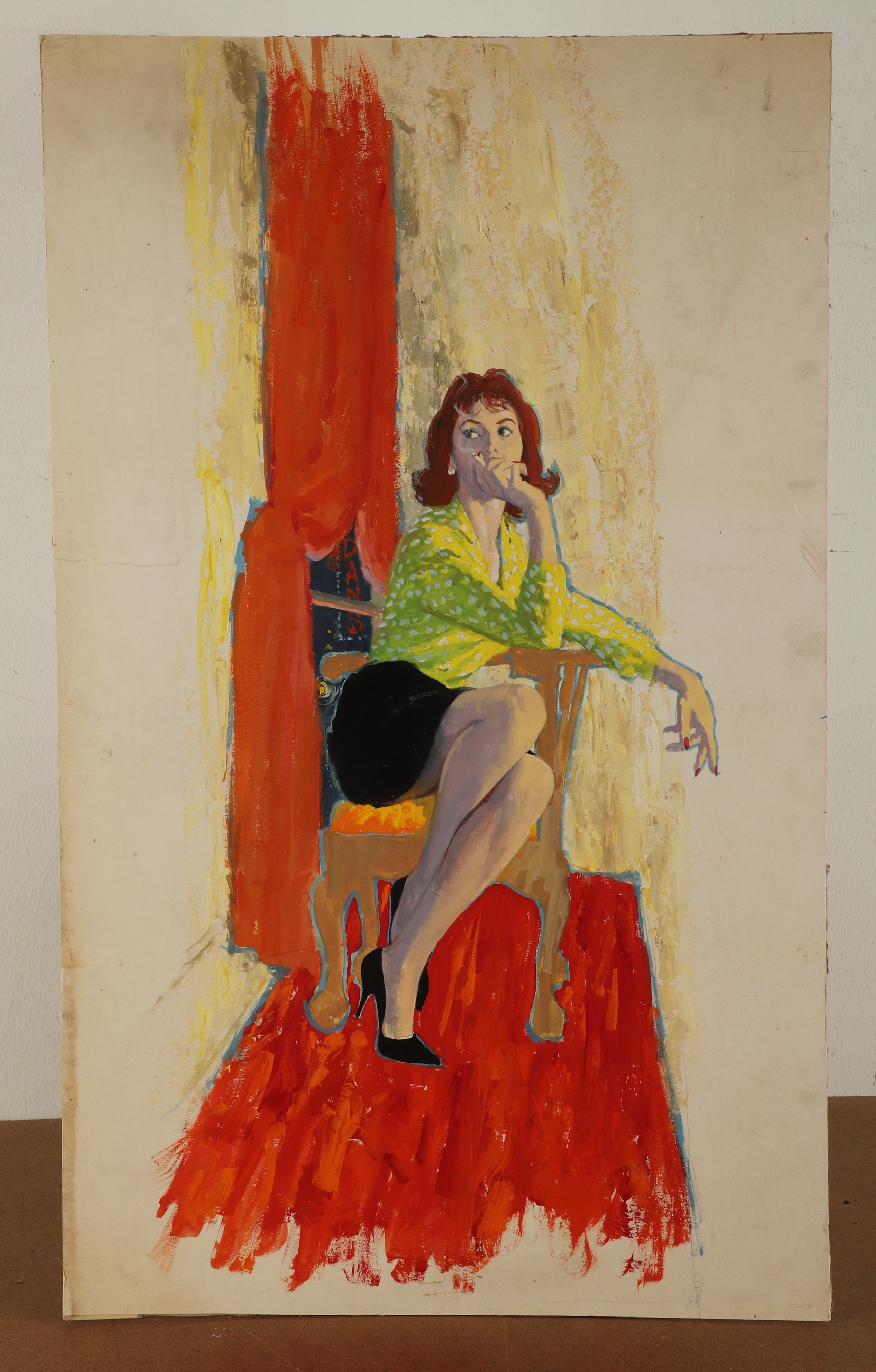 Mark Miller | Mark Miller Illustration Girl in a Green Shirt (20th ...