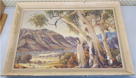 AN ALBERT NAMATJIRRA 1960s PRINT by Albert Namatjira, 1960s
