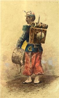 Soldado uruguayo del Batallón 4o. de Cazadores. - Juan Sannuy