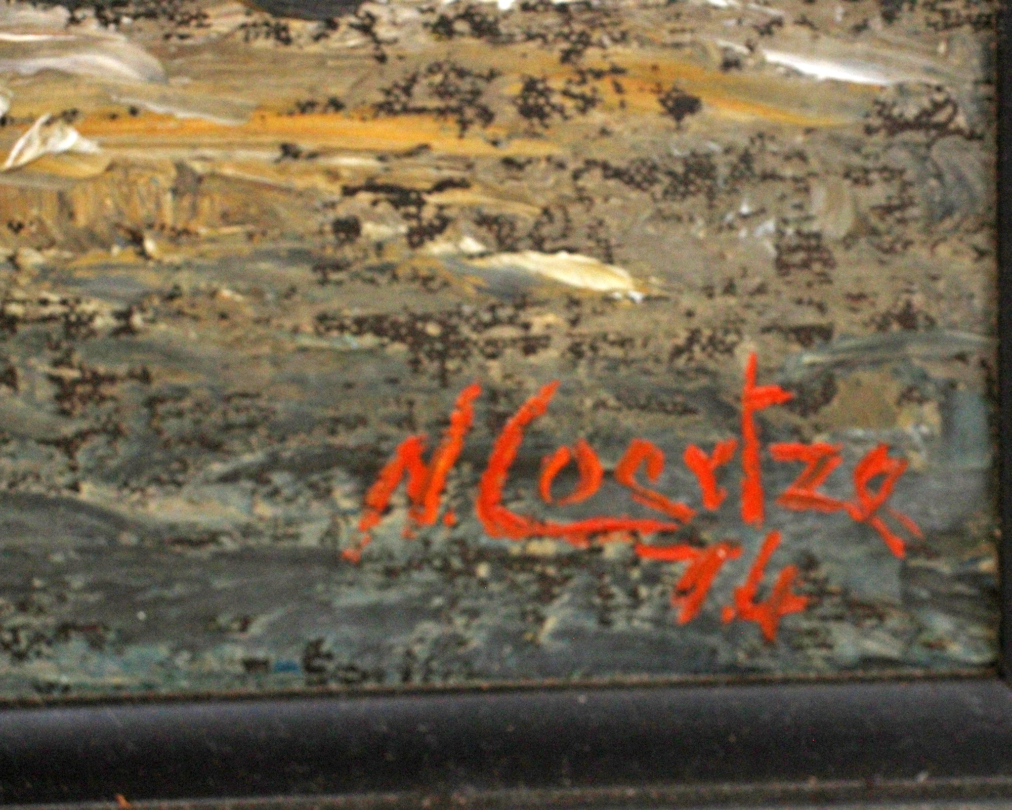 Artwork by Nico Coertze, KIDS AT PLAY, Made of oil on canvas