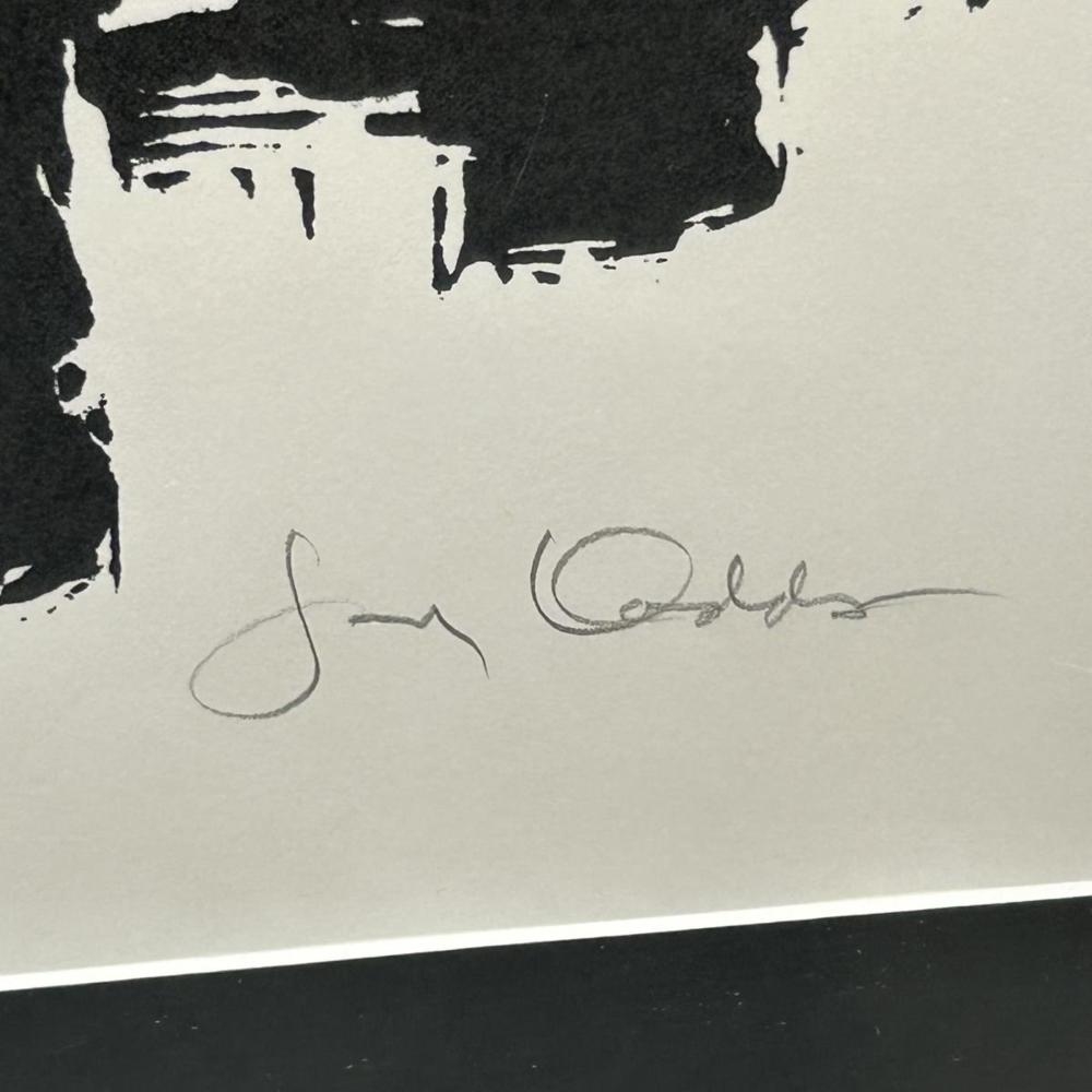 Artwork by Jerry Dadds, Presenting a mesmerizing Signed Jerry Dadds Lunar Call Lithograph, Made of lithograph