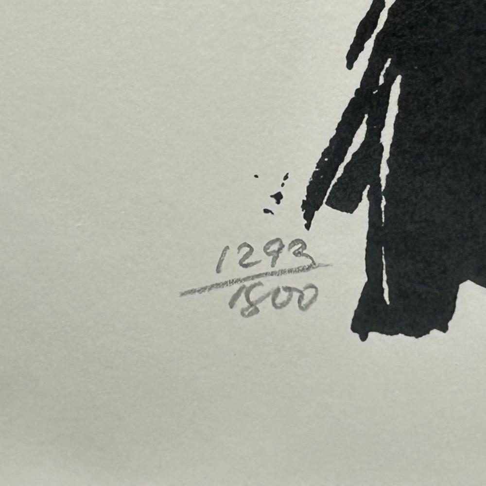 Artwork by Jerry Dadds, Presenting a mesmerizing Signed Jerry Dadds Lunar Call Lithograph, Made of lithograph