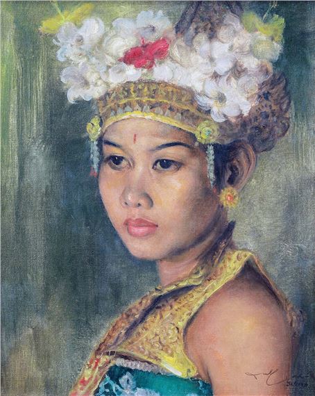 Balinese Dancer (Penari Bali), 1973 by Dullah, 1973