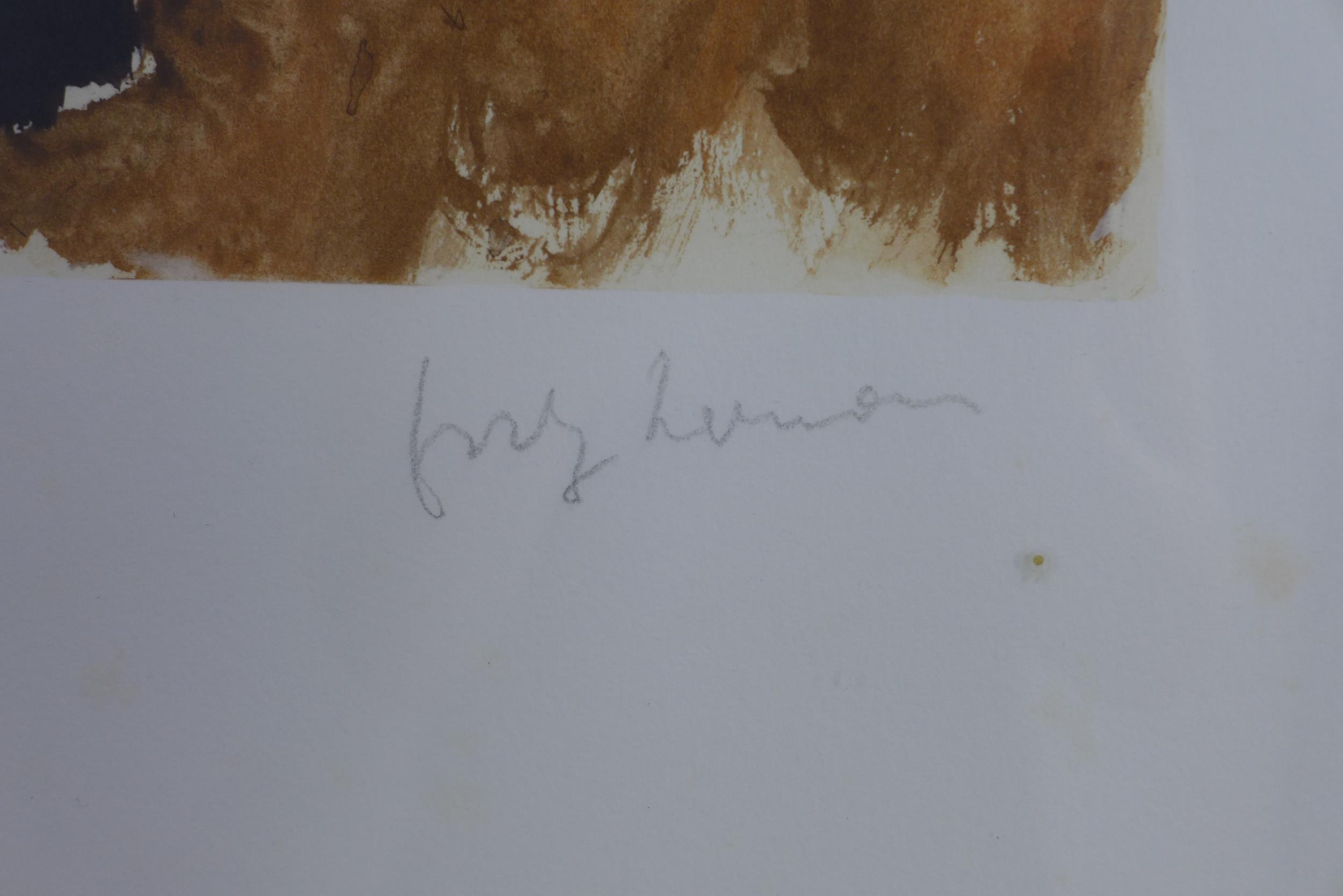 Artwork by Josef Herman, MOTHER & CHILD lithograph, Made of lithograph