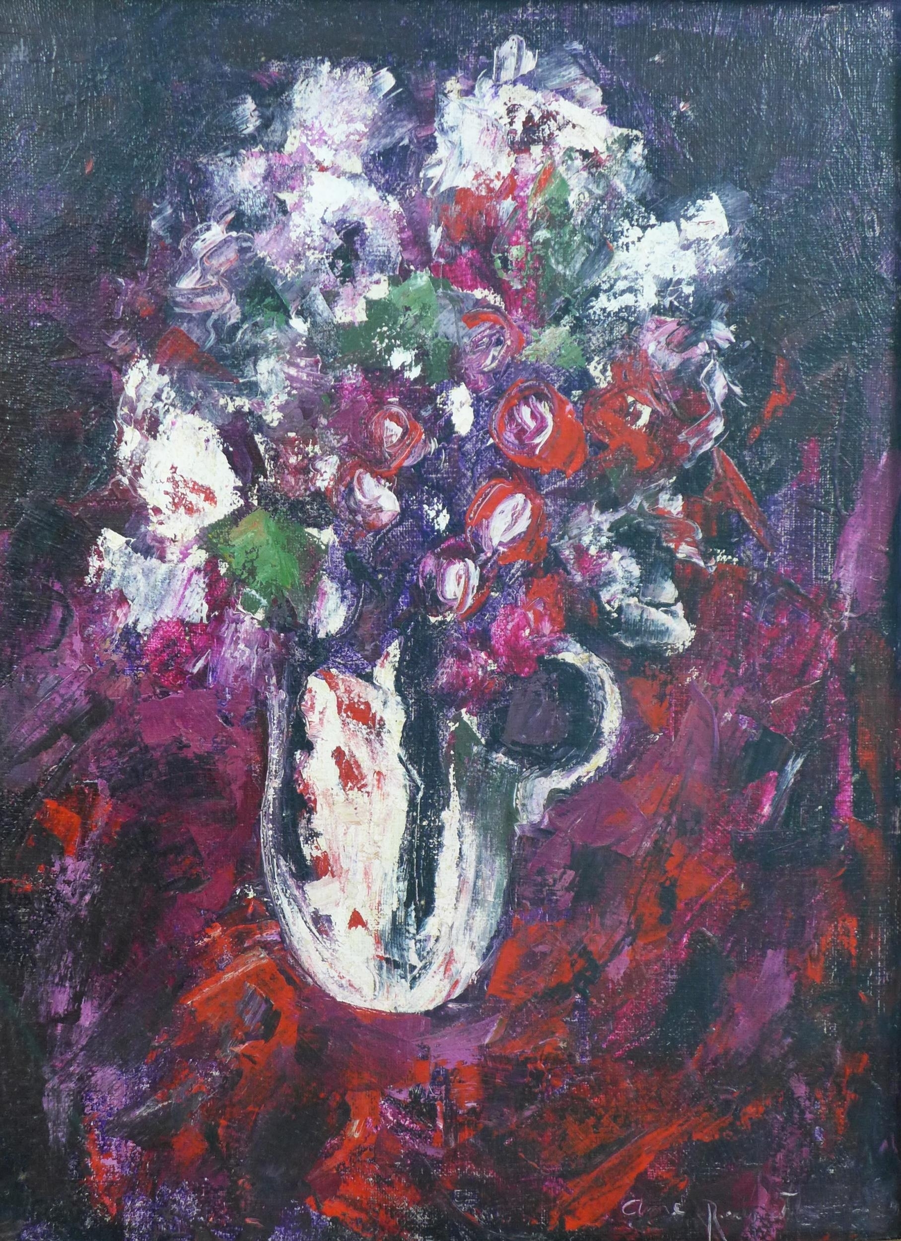 Anne Redpath | still life vase of flowers | MutualArt