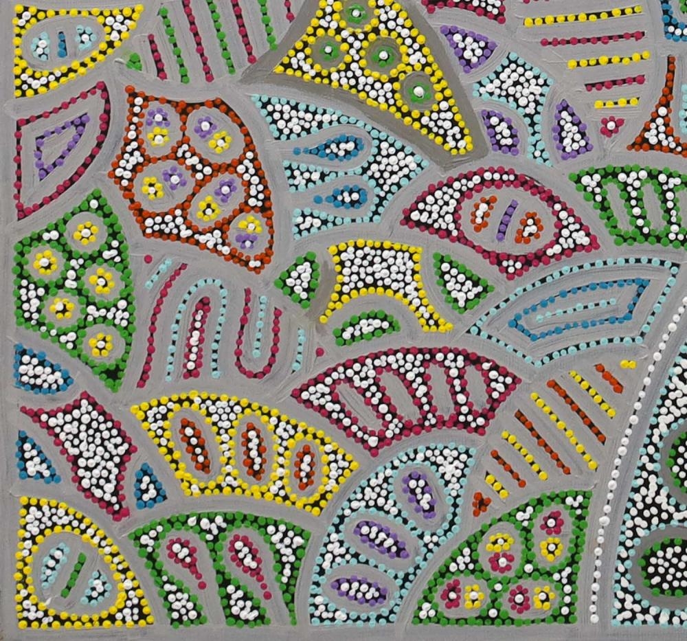 Artwork by Andrea Giles, "Minyma Tjukurrpa", Made of Acrylic on linen