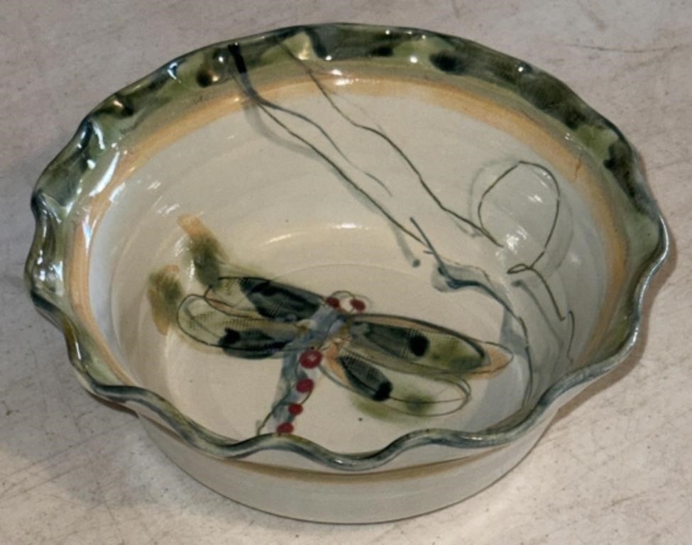 Jim Reno | Jim Reno Hand Thrown Art Pottery Bowl | MutualArt