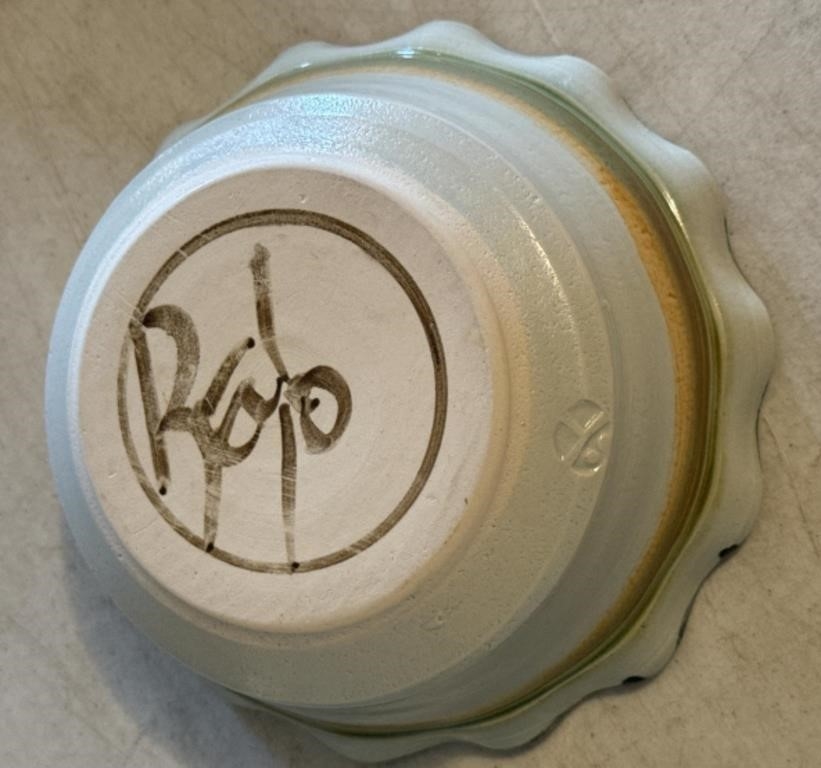 Jim Reno | Jim Reno Hand Thrown Art Pottery Bowl | MutualArt