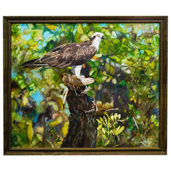 Linda Reils | Osprey with a fish (2004) | MutualArt
