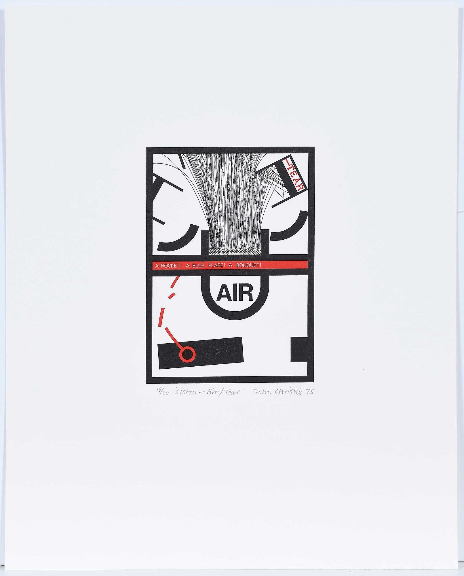 Artwork by John Christie, 11 works of art, Made of screen print
