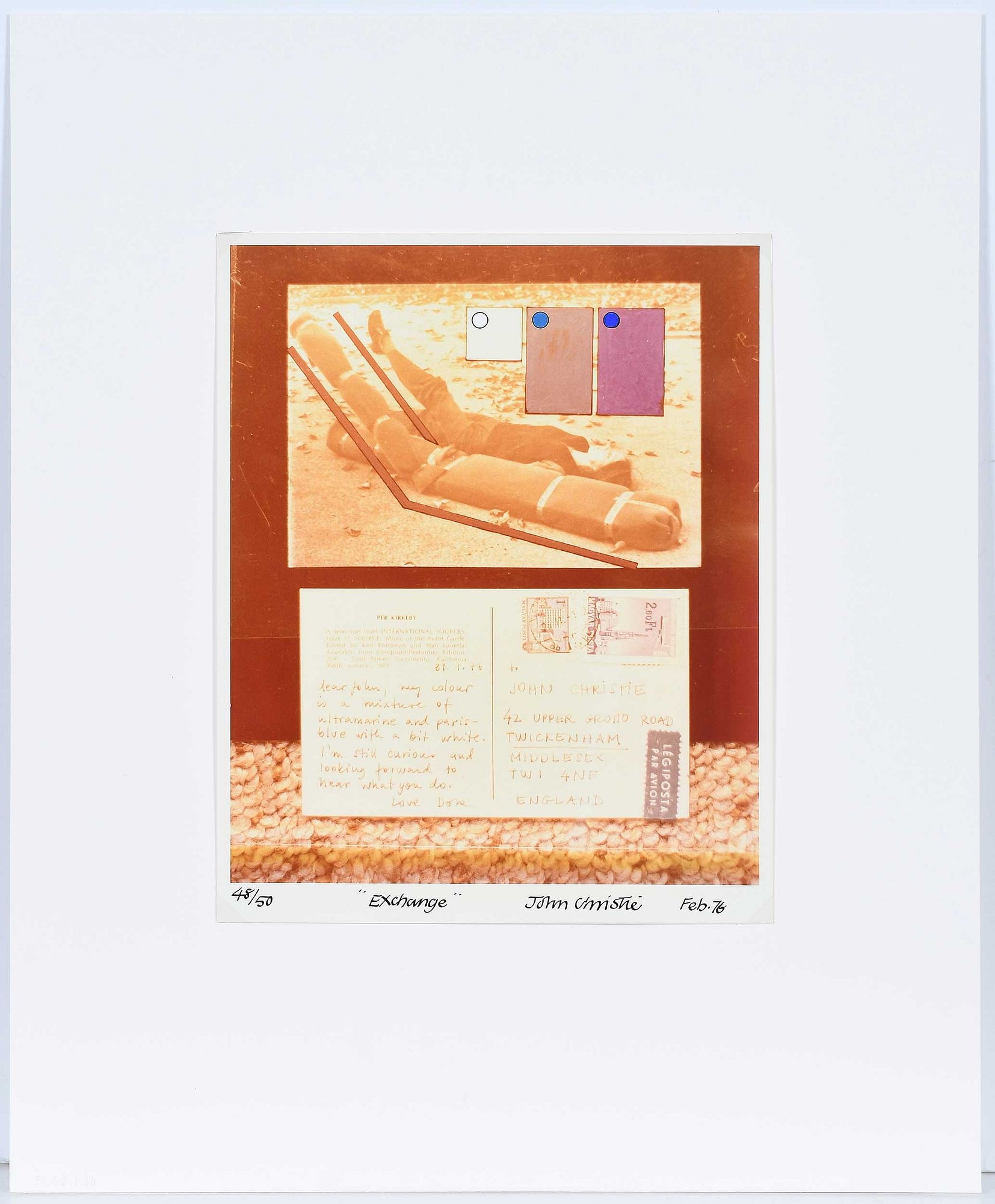 Artwork by John Christie, 11 works of art, Made of screen print