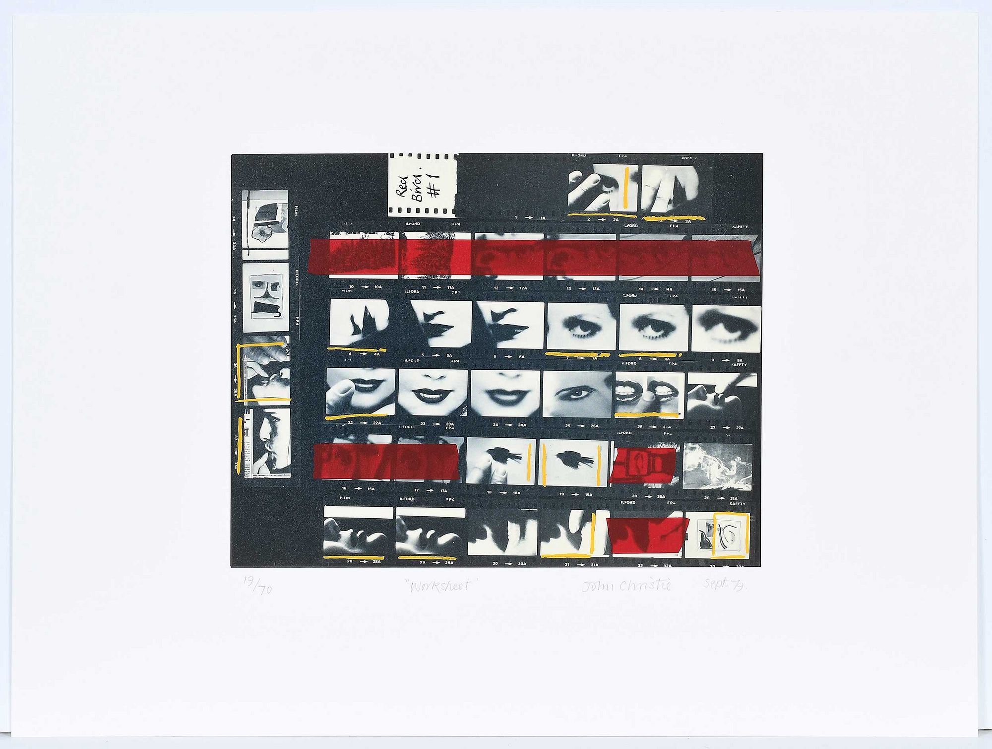 Artwork by John Christie, 11 works of art, Made of screen print