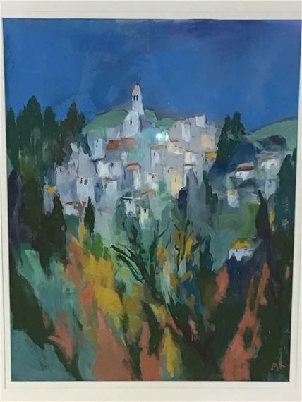 SPANISH HILLTOP TOWN by Maeve Kinloch