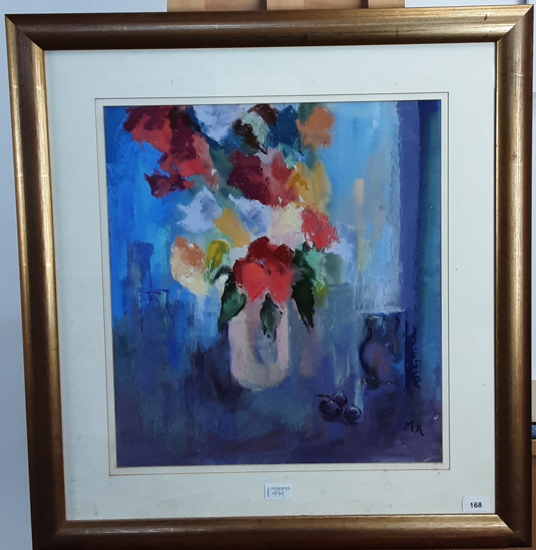 Artwork by Maeve Kinloch, FLORAL STUDY, Made of pastel on paper