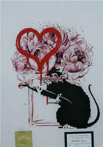 Death NYC | Banksy Love Rat | MutualArt