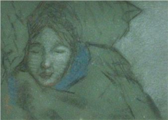 British (AR), Norma Sleeping, , signed, framed and d. - Ray Bass