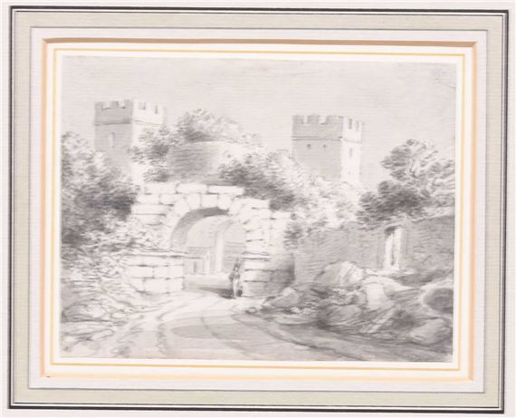 Gateway with Soldier by William Henry Barnard, 1769