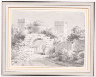 Gateway with Soldier - William Henry Barnard