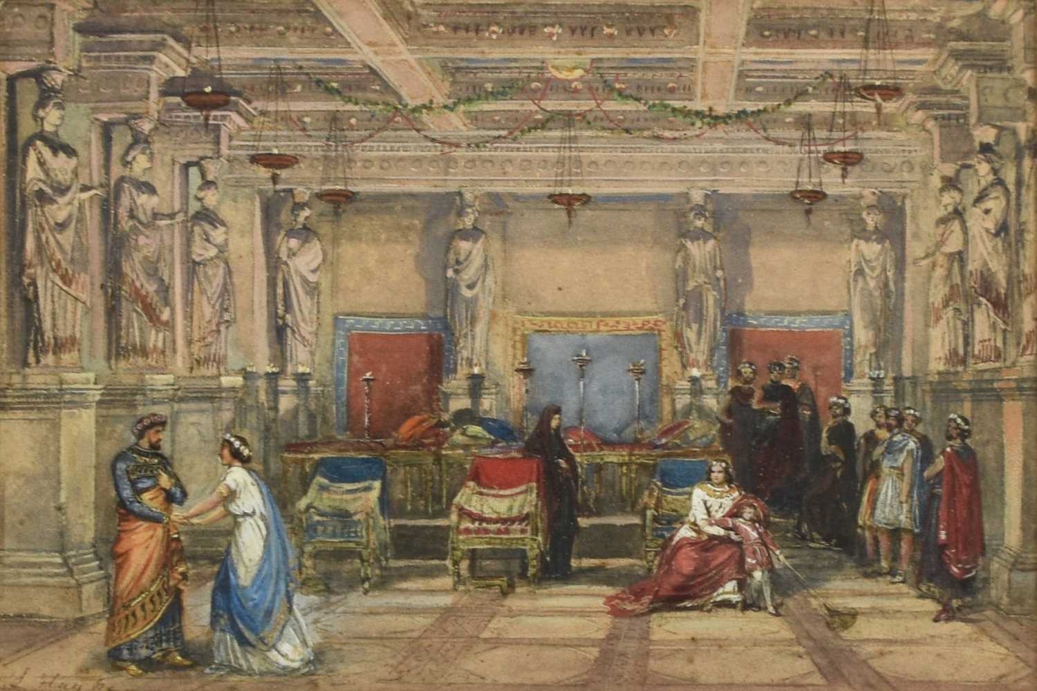 Louis Haghe Roman Imperial Throne Room 1806 MutualArt