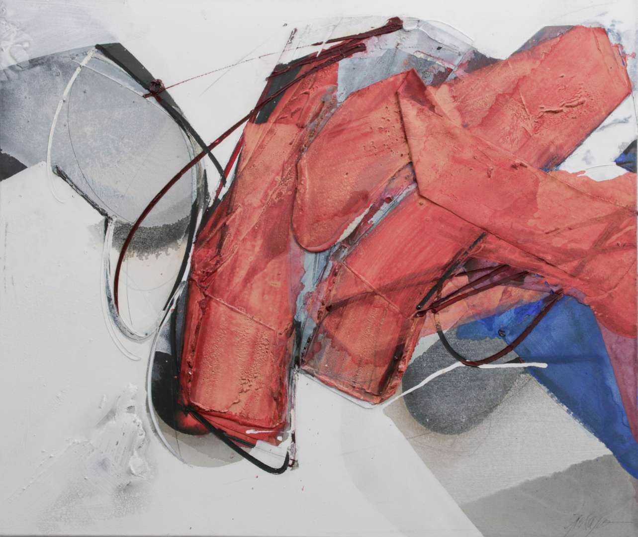 Artwork by Robert Zielasco, Untitled, Made of mixed media on canvas