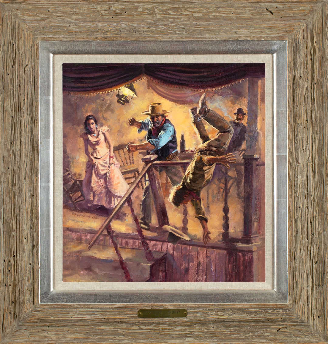 Jim Carson | Jim Carson (1942-), Get Lost Cowboy (1986) | MutualArt