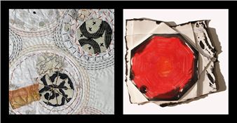 X Bonnie Woods: Signage, New Paper Sculptures - Atlantic Works Gallery