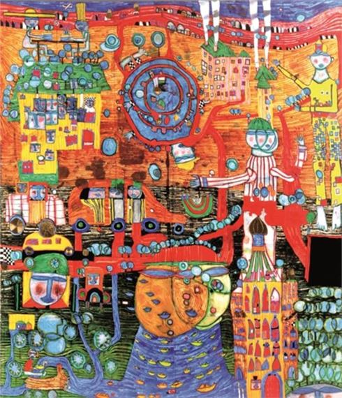 Hundertwasser, Friedensreich by Friedensreich Hundertwasser, 1999
