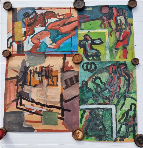 Joseph O'Connor | CONNOR COLLECTION Four original acrylic on paper ...