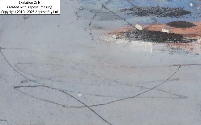 Artwork by Mark Surridge, Sea Flicker, Made of oil and mixed media on paper