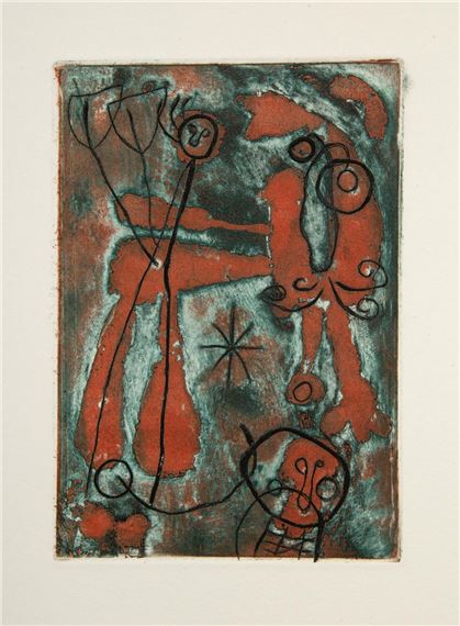 Joan Miró | ANTI PLATON (1962) | MutualArt