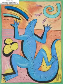 Lizard in the desert - Nell Nile