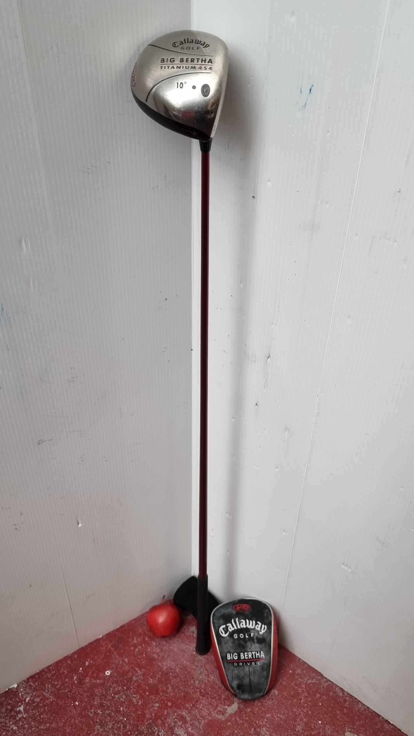 Artwork by Bertha Driver, A titanium Callaway Big Bertha Driver SH ° angle golf cl