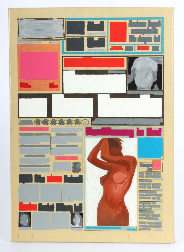 Artwork by Volker Hildebrandt, 1953 in Duisburg, Medienkünstler, stud.