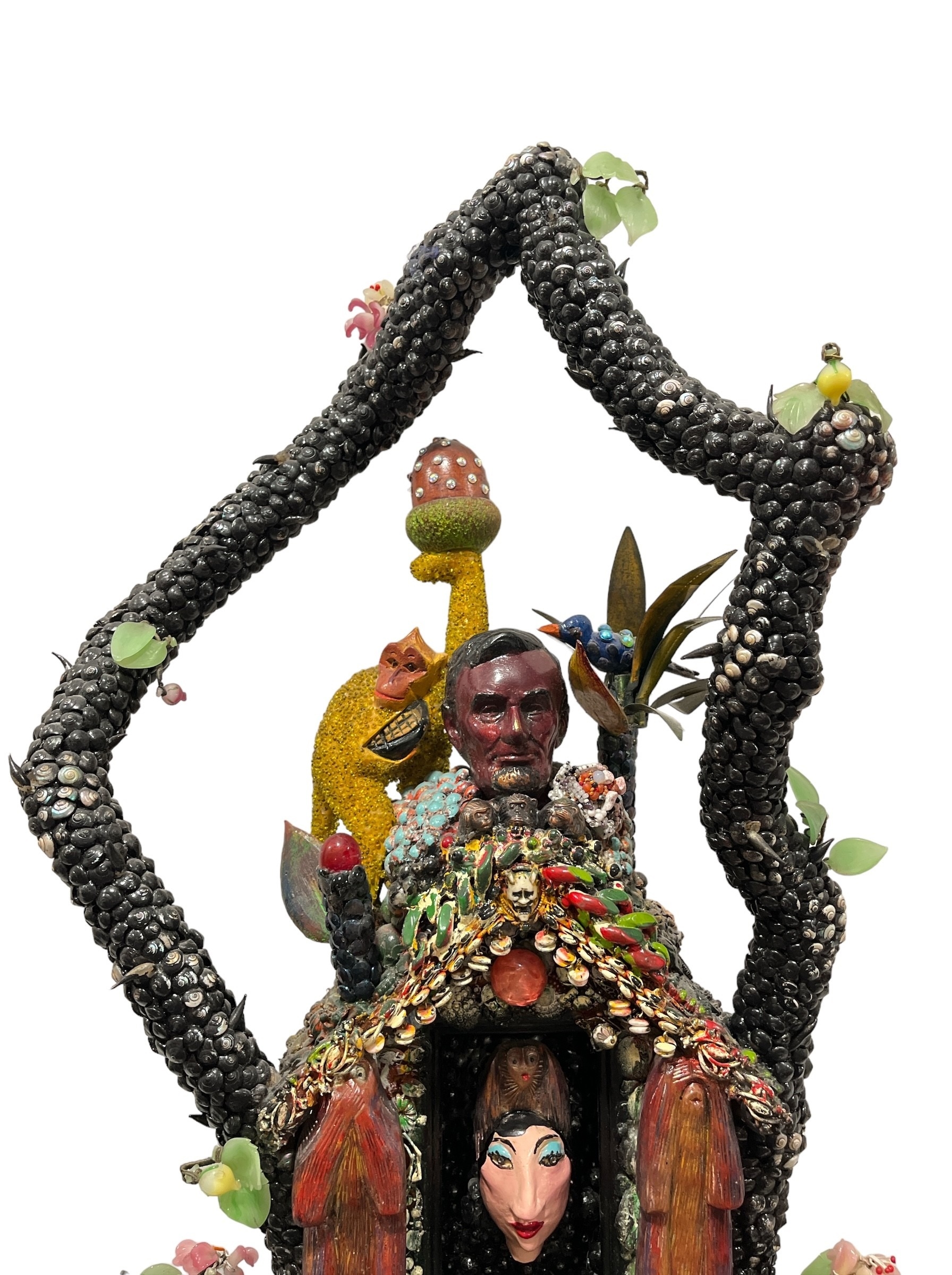 Judy Onofrio | JUDY ONOFRIO Found Object Folk Art Wall Sculpture Monkey ...