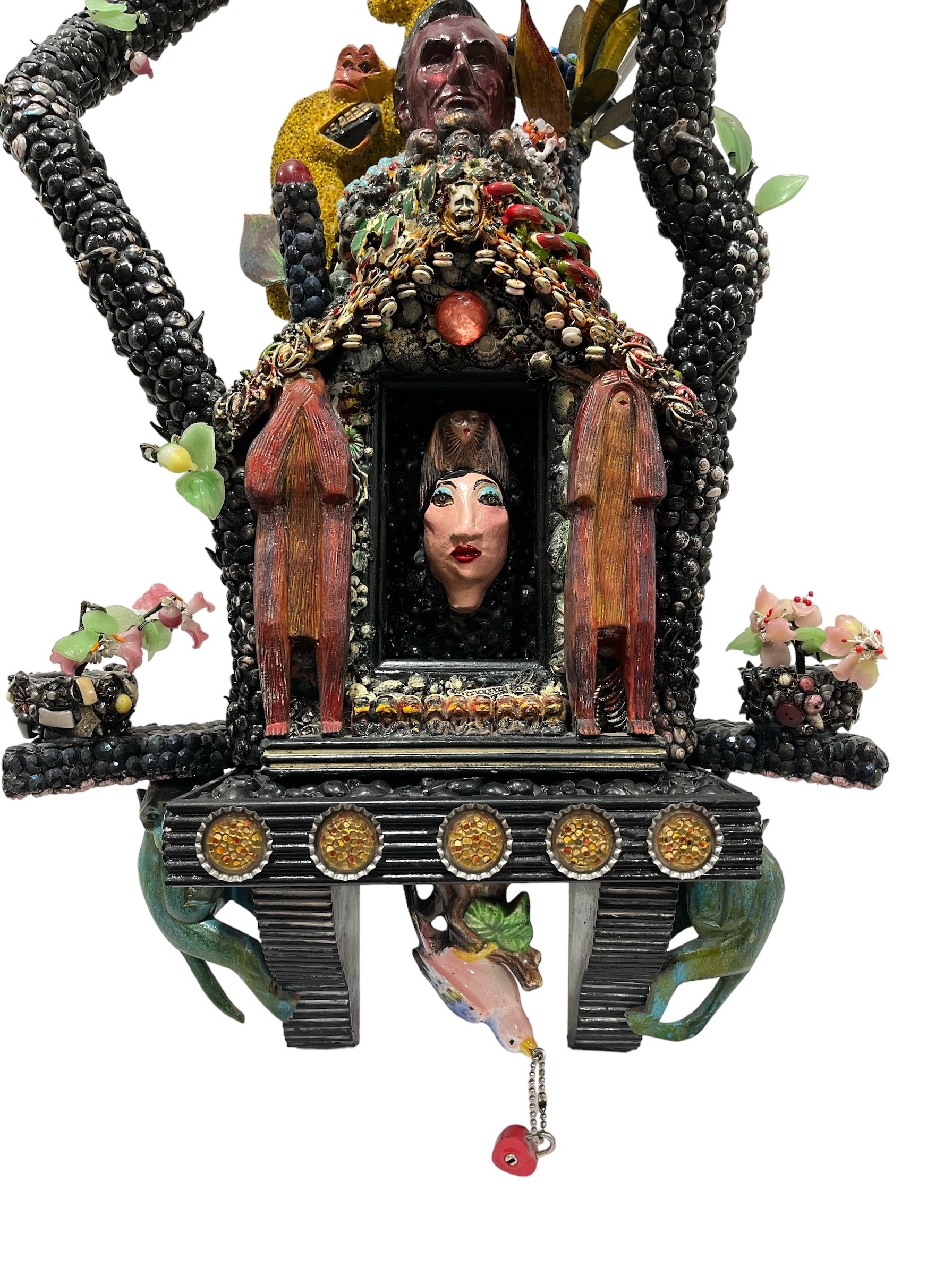 Judy Onofrio | JUDY ONOFRIO Found Object Folk Art Wall Sculpture Monkey ...
