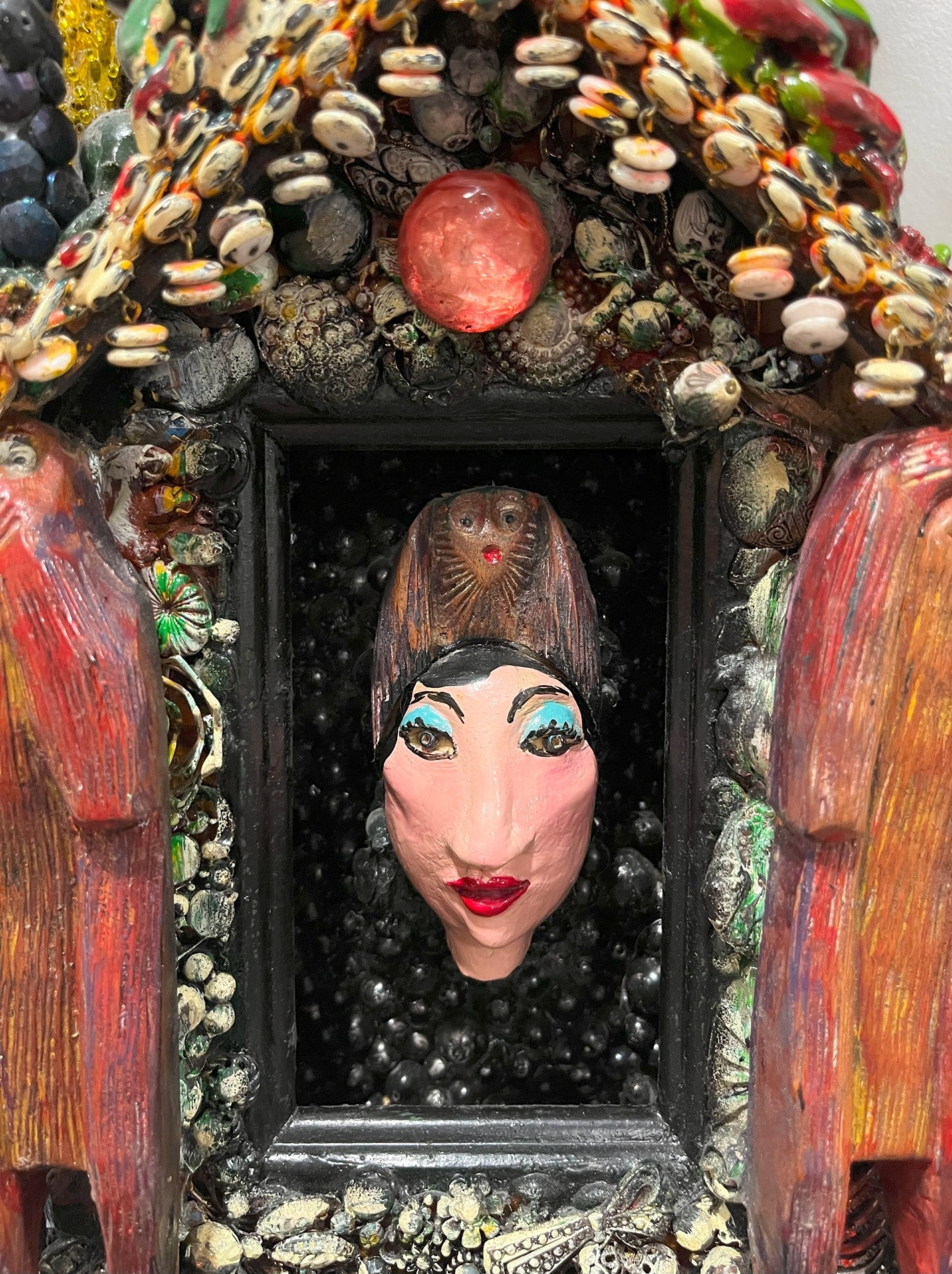 Judy Onofrio | JUDY ONOFRIO Found Object Folk Art Wall Sculpture Monkey ...