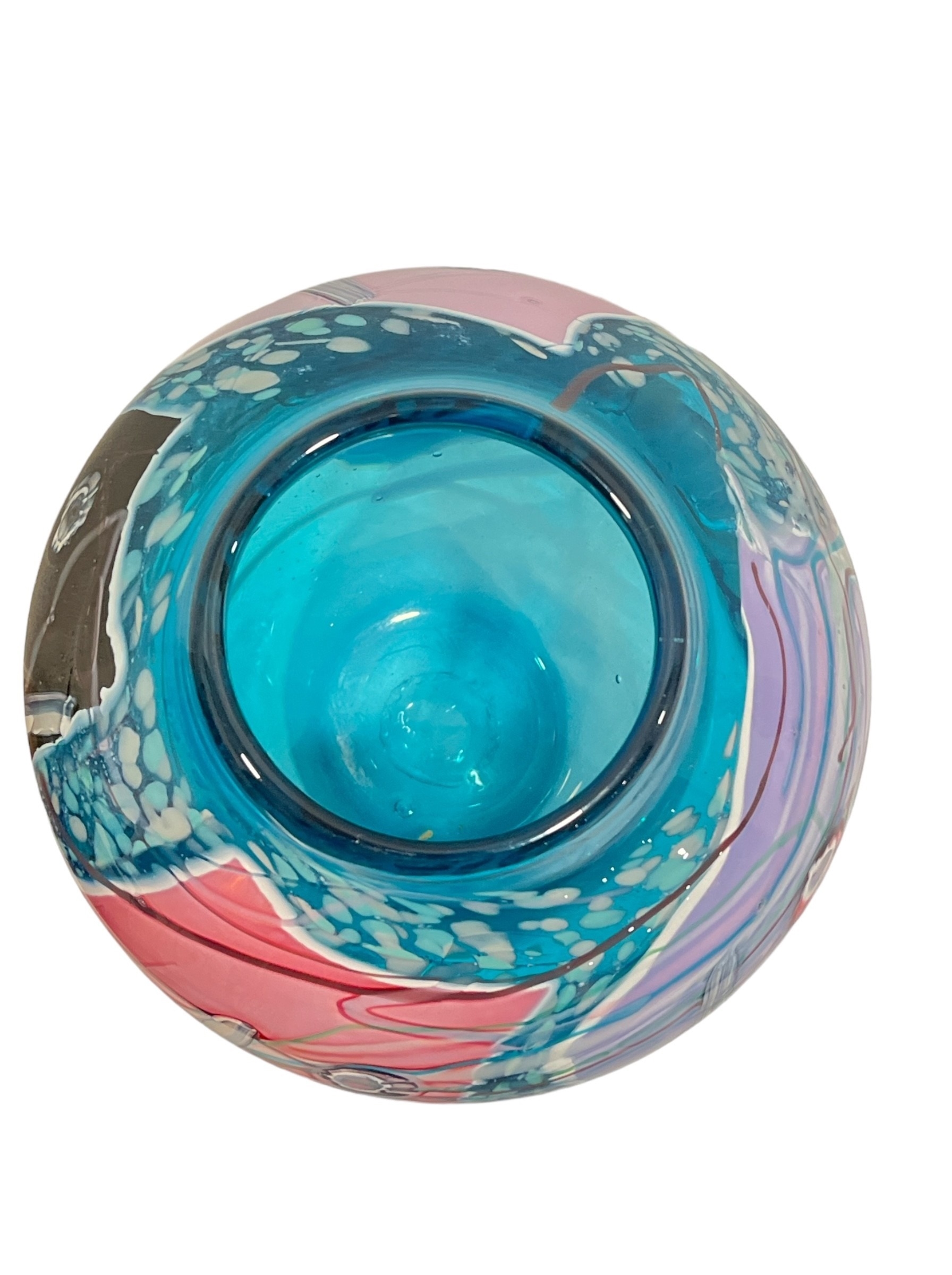 Peter Patterson | PETER PATTERSON Post Modern Blown Glass Vase | MutualArt