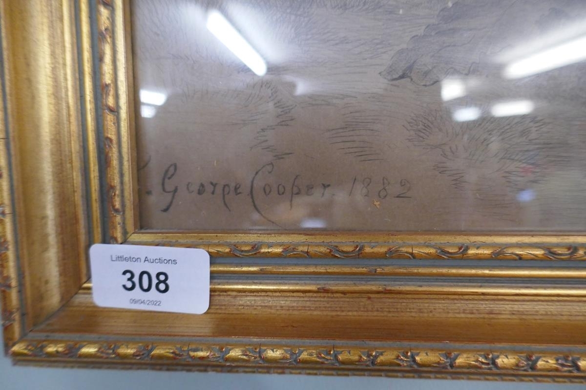 George Cooper | Sketch of cattle Signed George Cooper 1882 (1882 ...