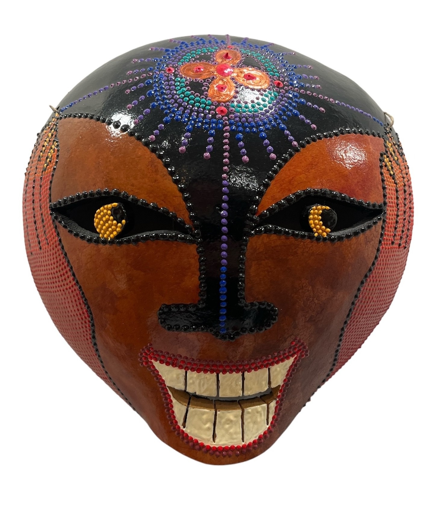 Artwork by Fran Jaffe, Three FRAN JAFFE Three Wise Tribal Masks