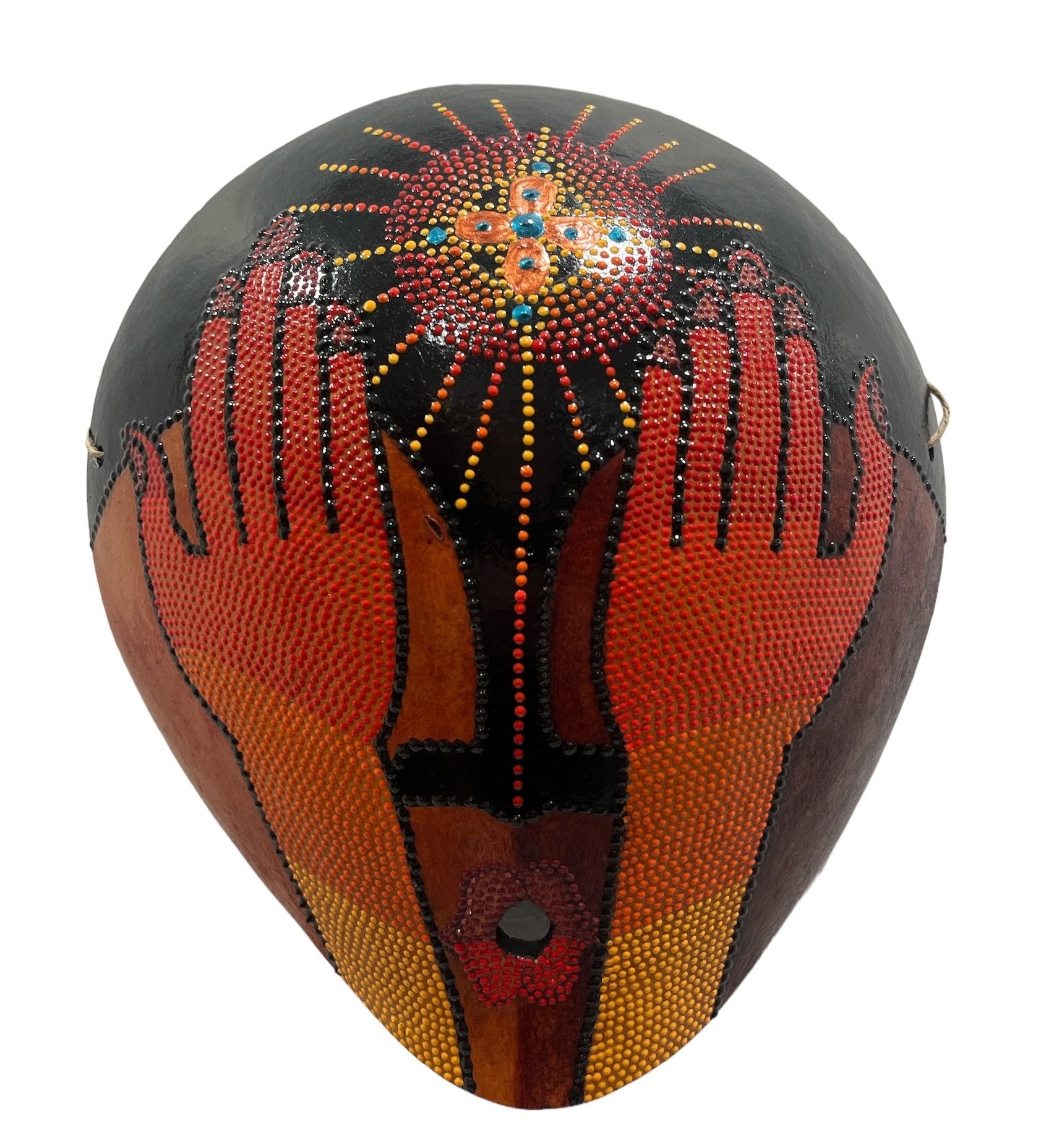 Artwork by Fran Jaffe, Three FRAN JAFFE Three Wise Tribal Masks