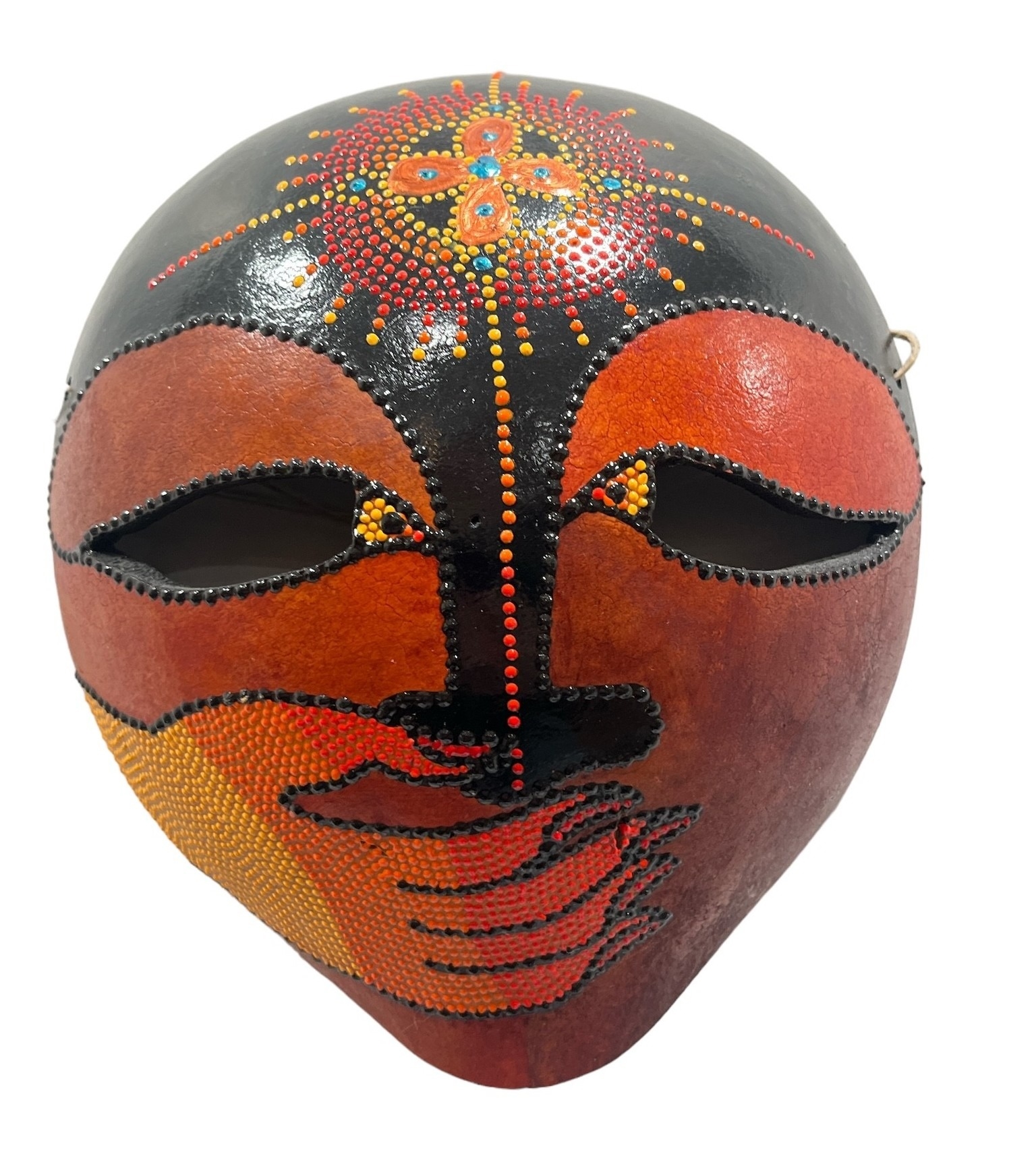 Artwork by Fran Jaffe, Three FRAN JAFFE Three Wise Tribal Masks