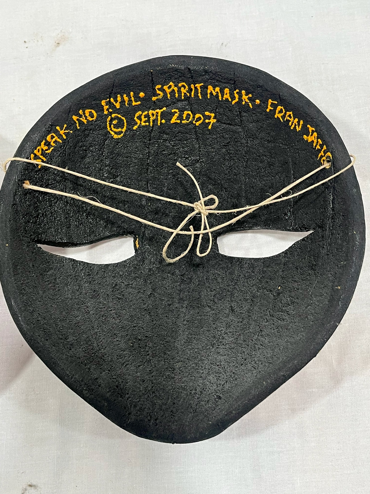 Artwork by Fran Jaffe, Three FRAN JAFFE Three Wise Tribal Masks