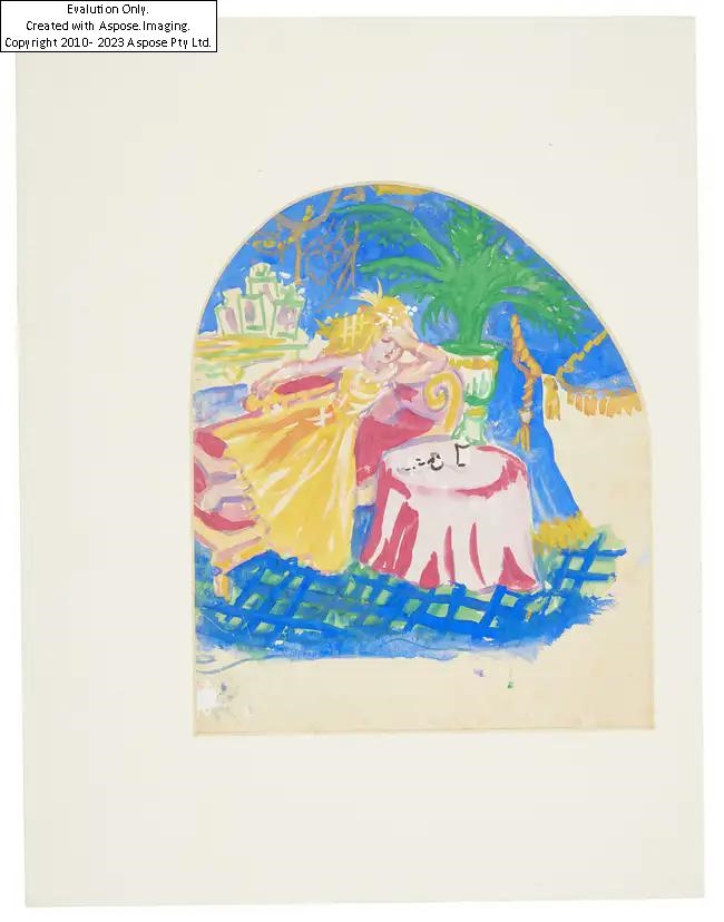 Sir Francis Rose | Lady lying on a sedan | MutualArt