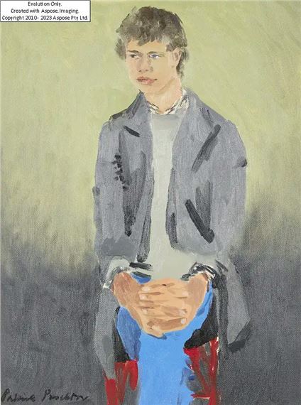 Alexander;  oil on board by Patrick Procktor