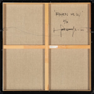 Artwork by Hama Woods, Broken View , 2022, Made of Acrylic and spray paint on canvas